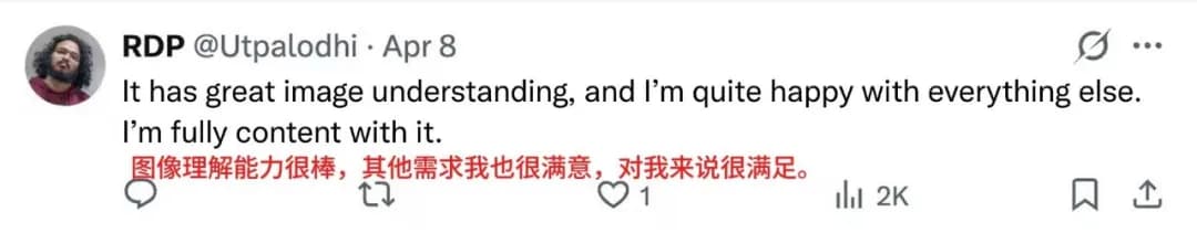 海外用户关于 Omni Studio 图像理解能力的评论